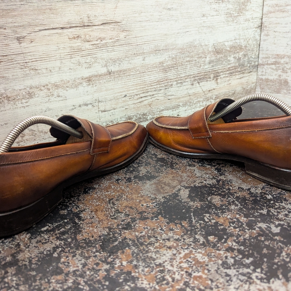 Mens Massimo Matteo Penny Loafers Shoes UK SZ 7 USA SZ 8 Made in Italy - Picture 8 of 12